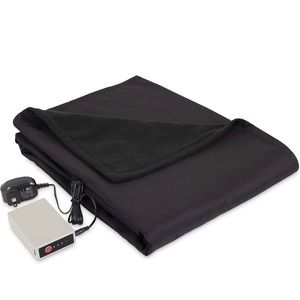 Eddie Bauer | Portable Heated Electric Throw Blanket Outdoor Use, 40" x 50",